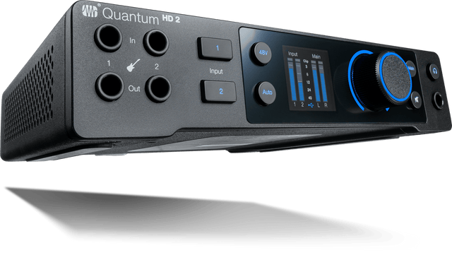 Interfaz PreSonus Quantum HD 2 vista diagonal