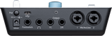 Interfaz y superficie de control PreSonus ioStation 24c conexiones posteriores