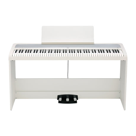 Piano Digital Korg B2+ SP WH vista oficial completa sobre fondo blanco