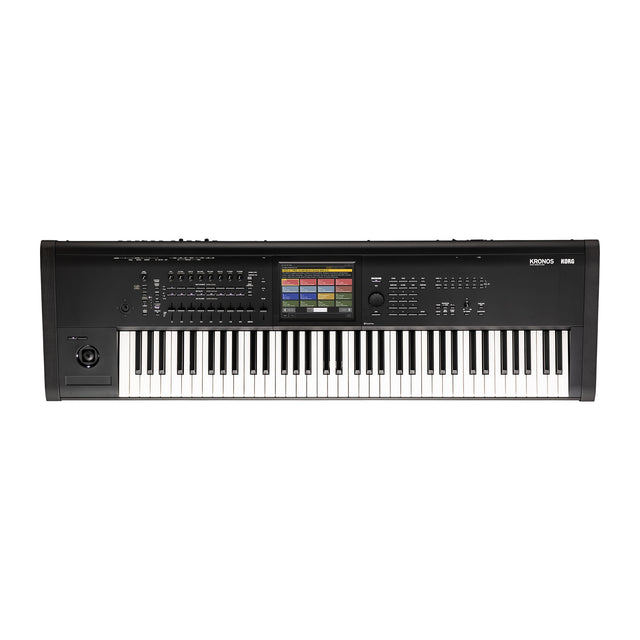 Sintetizador Korg KRONOS3 73 vista oficial completa sobre fondo blanco