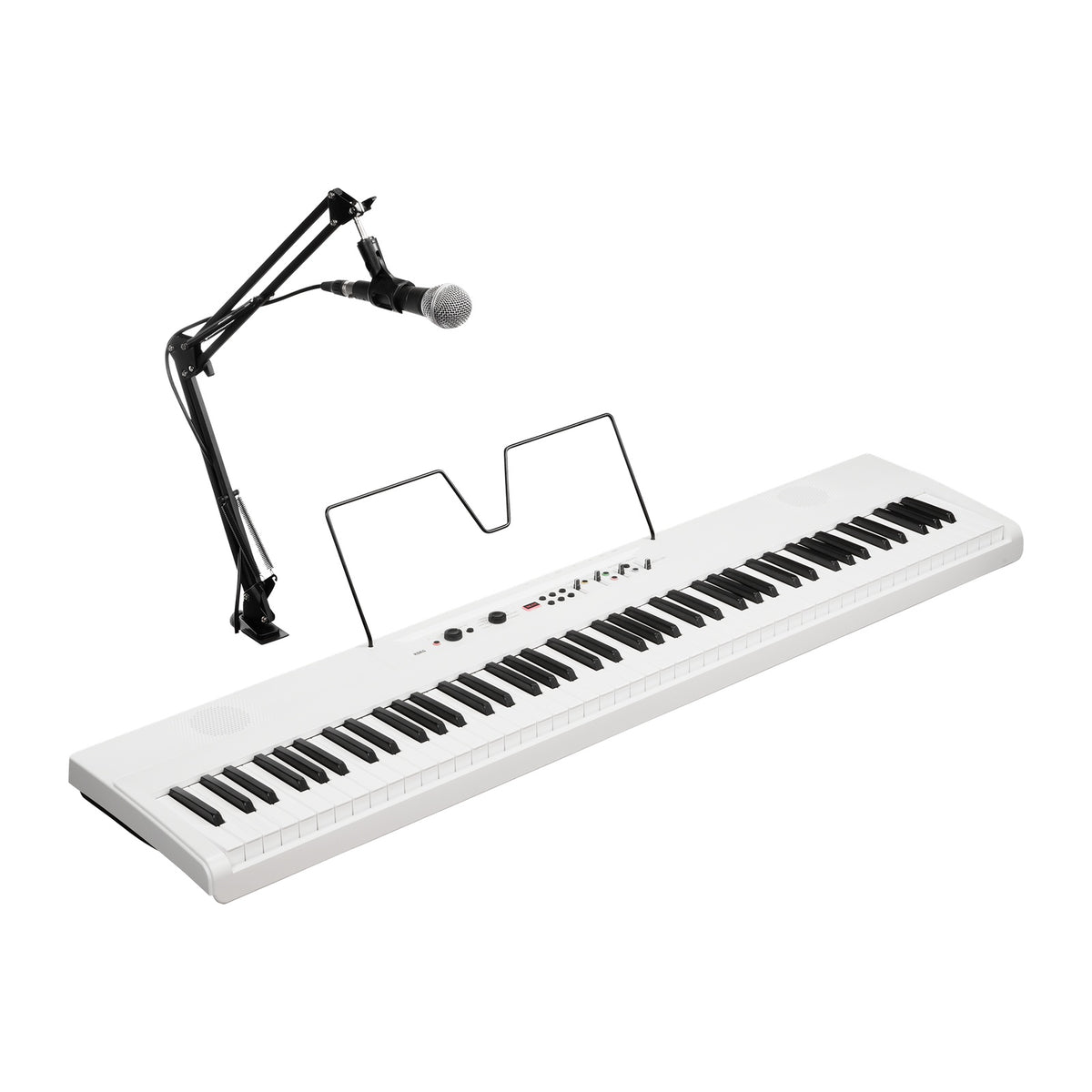 Piano Digital Korg L1 Live vista oficial completa sobre fondo blanco