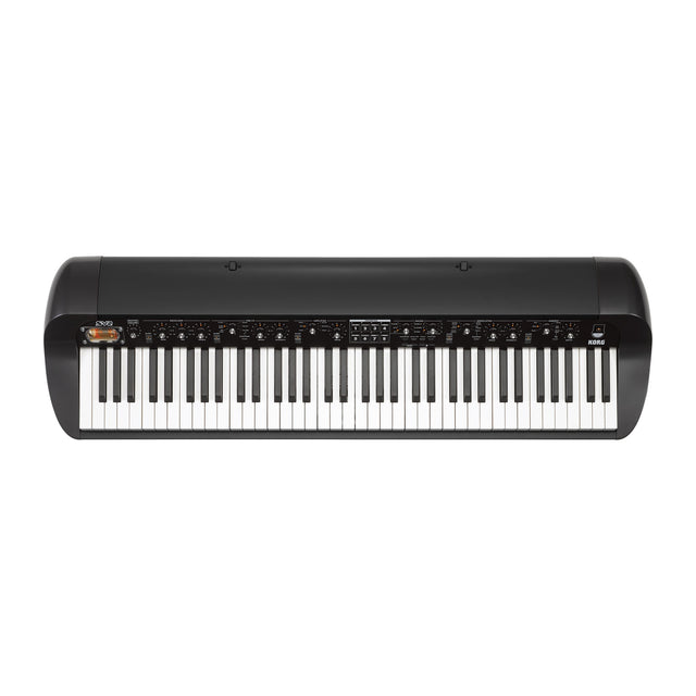 Piano Digital Korg SV2 73 vista oficial completa sobre fondo blanco