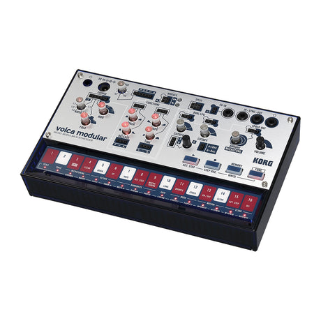 Sintetizador Korg Volca Modular vista oficial completa sobre fondo blanco