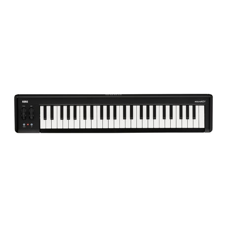 Controlador MIDI Korg microKEY2 49 vista oficial completa sobre fondo blanco