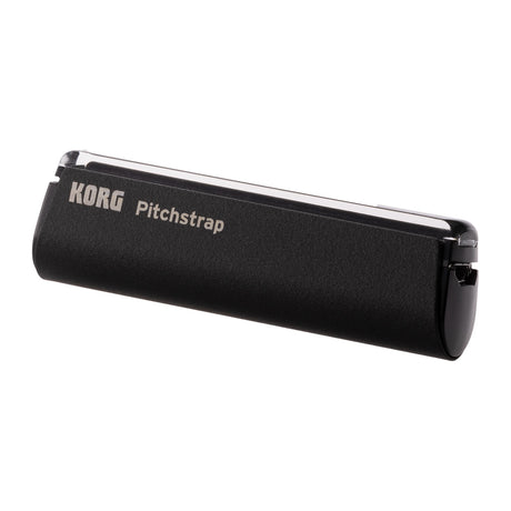 Afinador Korg Pitchstrap PST 1 BK Negro vista oficial completa sobre fondo blanco