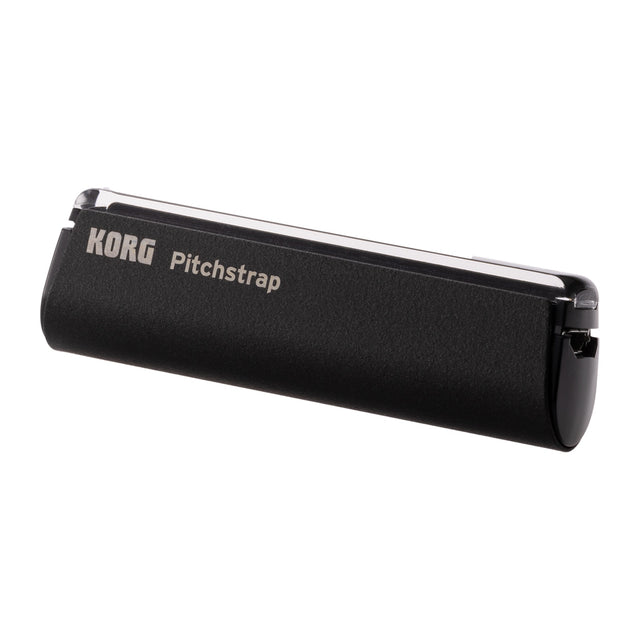 Afinador Korg Pitchstrap PST 1 BK Negro vista oficial completa sobre fondo blanco