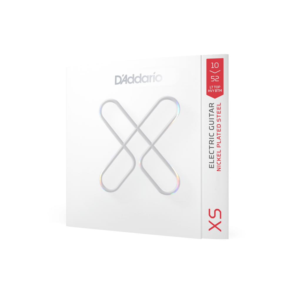 Encordado Daddario XSE1052 XS Nickel Light Top/Heavy Bottom 10-52, empaque oficial