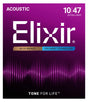 Encordado Elixir 11000 80/20 Bronze POLYWEB Extra Light 10-47, empaque oficial