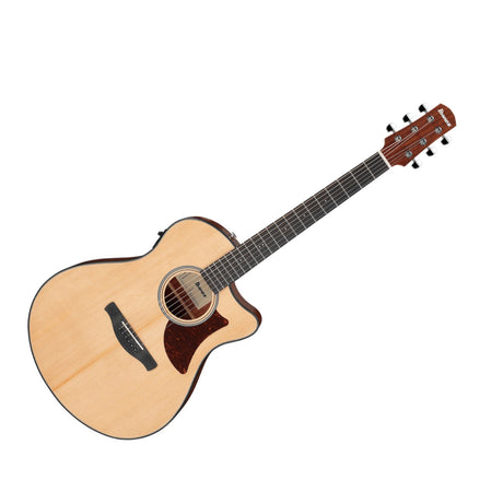 Guitarra electroacústica Ibanez AAM50CE-OPN Open Pore Natural, vista principal diagonal