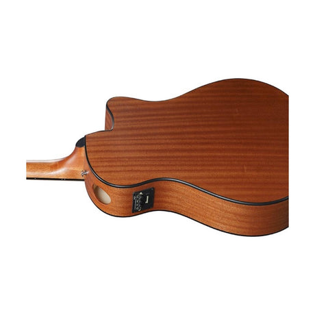 Guitarra electroacústica Ibanez AAM50LCE-OLB Open Pore Light Brown Sunburst, zurda, vista adicional 2