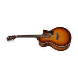 Guitarra electroacústica Ibanez AE160-VMS Vintage Mahogany Sunburst High Gloss, vista adicional 3