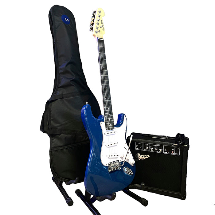 Combo Guitarra Eléctrica Ayson Azul