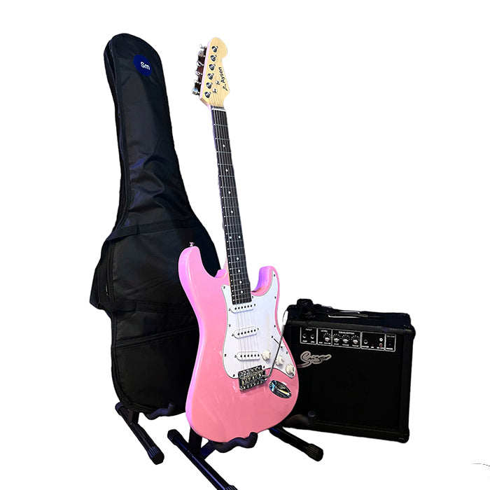 Combo Guitarra Eléctrica Ayson Rosado