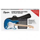 Combo Guitarra Eléctrica Fender Squier Affinity Stratocaster HSS Azul