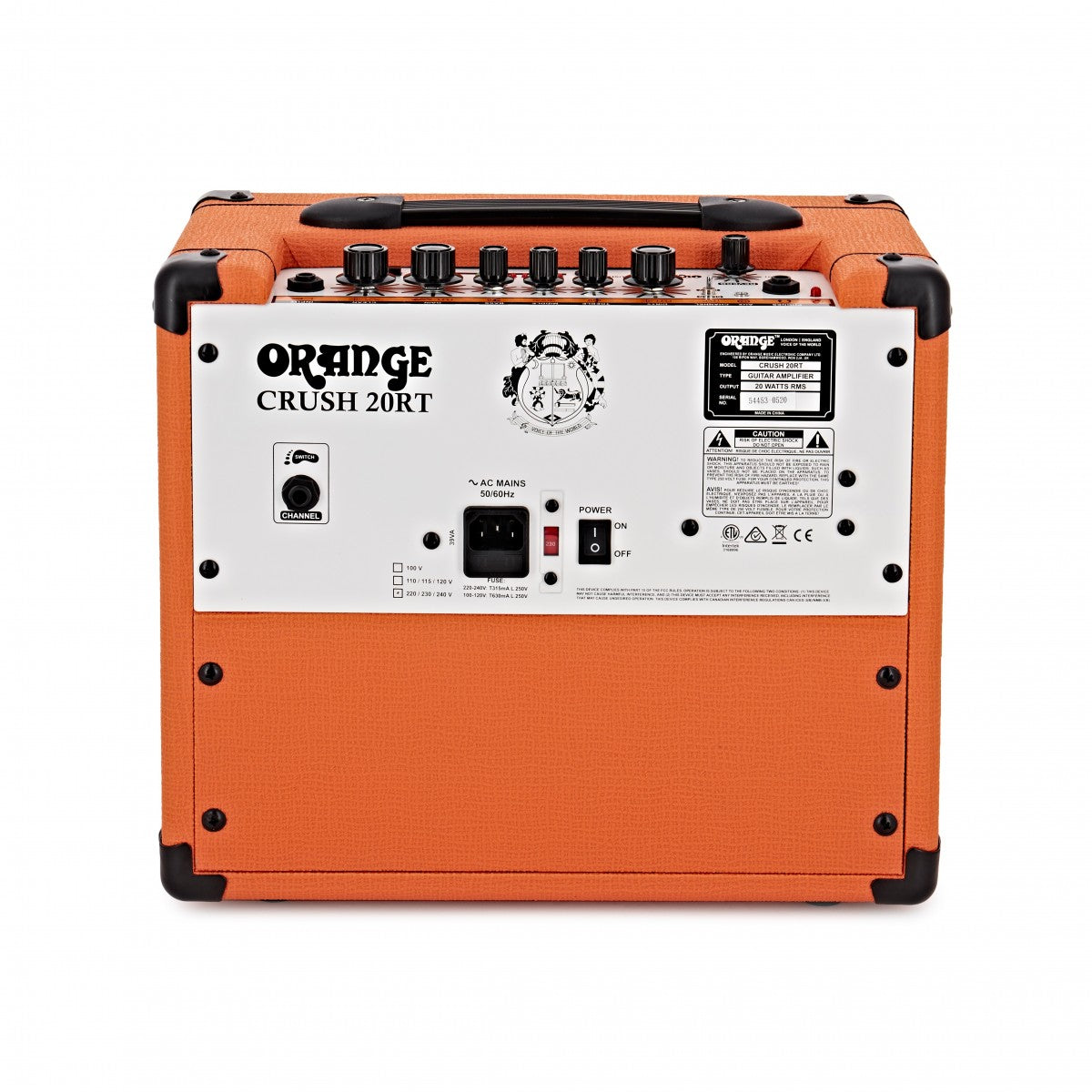 AMPLIFICADOR GUITARRA ORANGE CRUSH 20-RT - foto 2