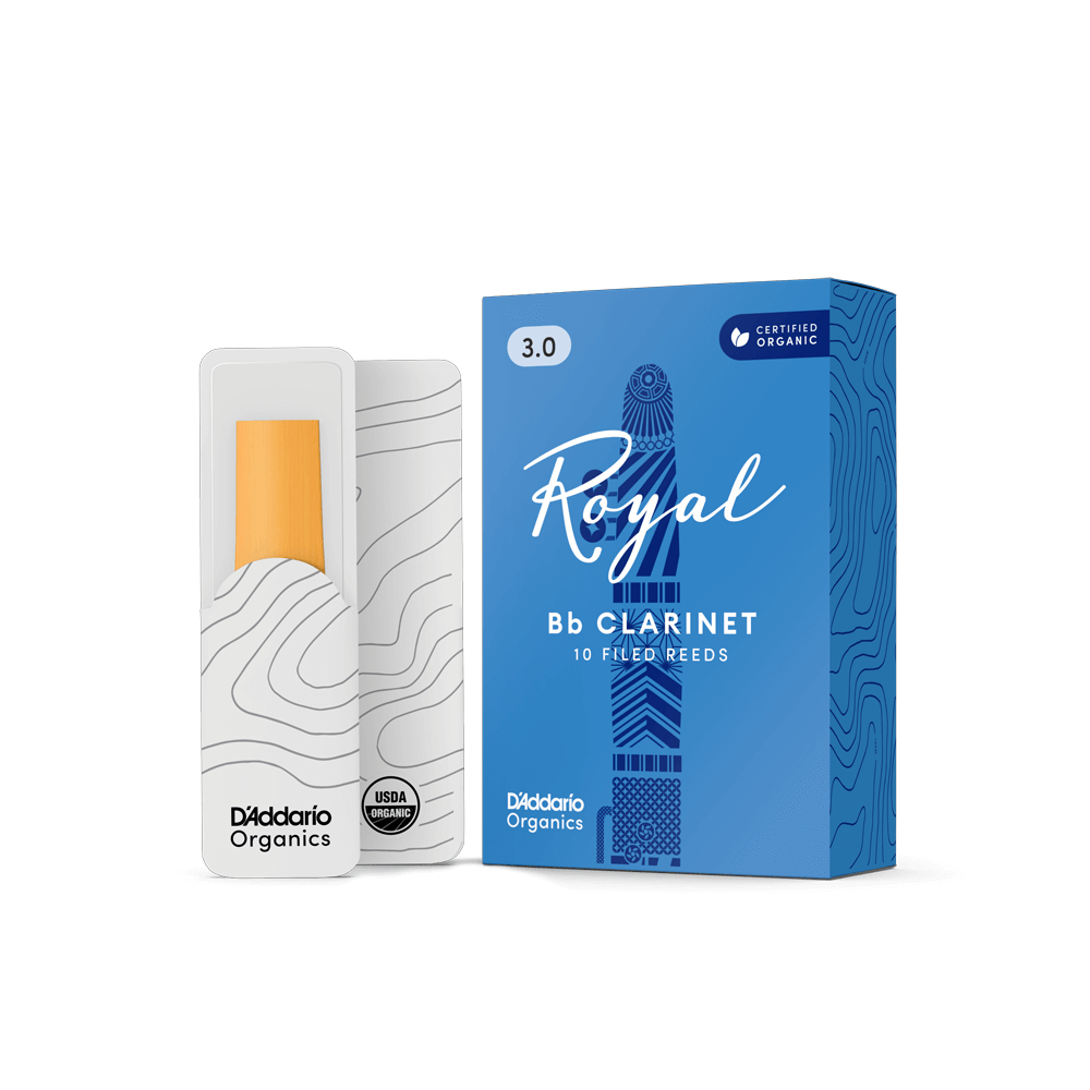 Caña D'Addario Royal RCB1030 para clarinete en Sib, fuerza 3
