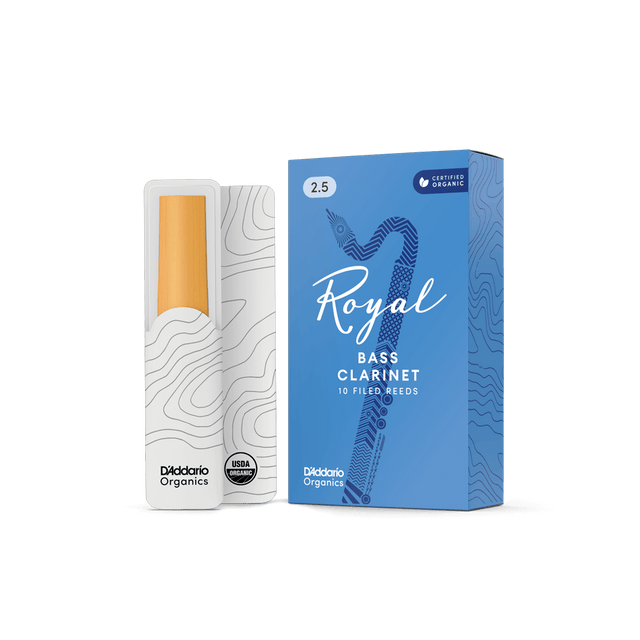 Caña D'Addario Royal REB1025 para clarinete bajo, fuerza 2.5