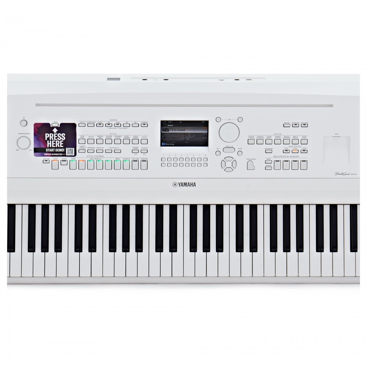 Piano Digital Yamaha DGX670 Blanco