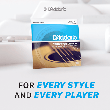 Encordado D’Addario EJ15, detalle oficial de la serie 4