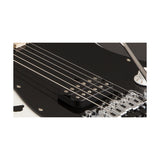 EVH Striped Series 5107902576 White with Black Stripes, detalle de la pastilla EVH Wolfgang