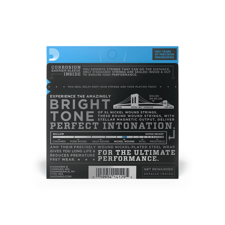 Encordado D’Addario EXL120, imagen oficial adicional 2