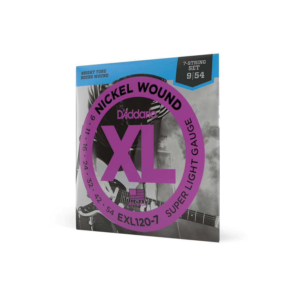 Encordado D’Addario EXL120-7, vista principal