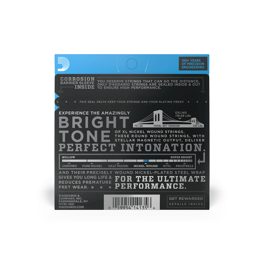Encordado D’Addario EXL140, imagen oficial adicional 2