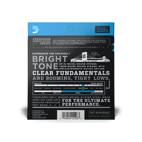 Encordado D’Addario EXL165, imagen oficial adicional 2