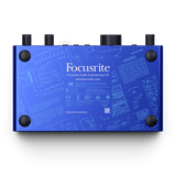 Focusrite Scarlett 2i2 Anniversary Edition, base con homenaje al circuito ISA 110