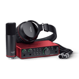 Focusrite Scarlett 2i2 Studio 4.ª generación, kit completo
