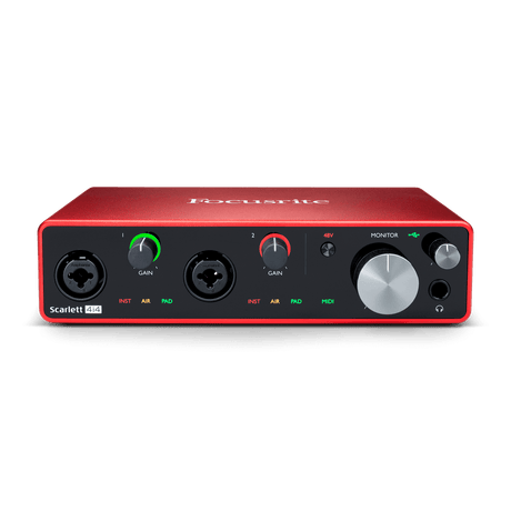 Focusrite Scarlett 4i4 3.ª generación, vista principal