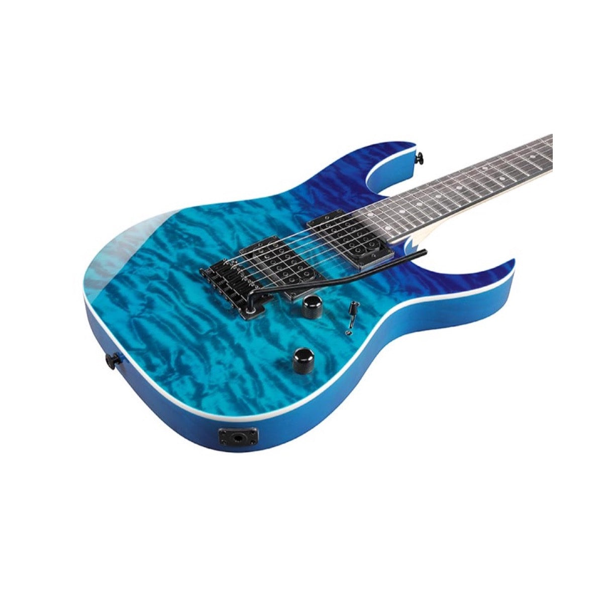 Guitarra eléctrica Ibanez GRG120QASP-BGD Blue Gradation, vista adicional 1