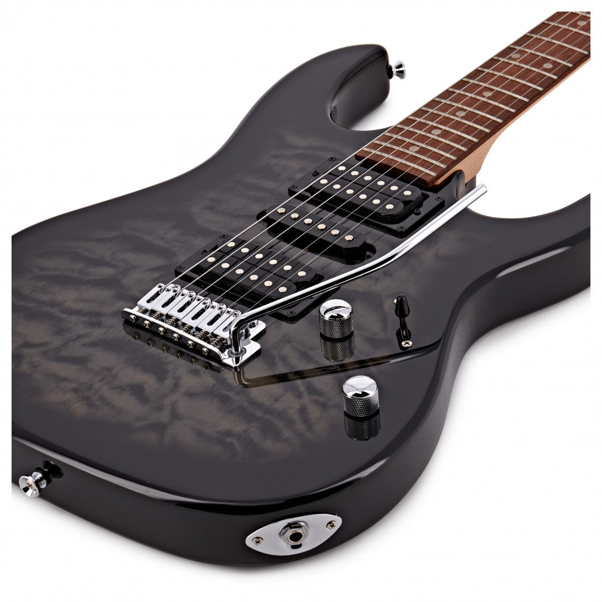 GUITARRA ELECTRICA IBAÑEZ GRX70QATKS GRIS