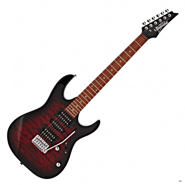 GUITARRA ELECTRICA IBAÑEZ GRX70QATRB ROJO