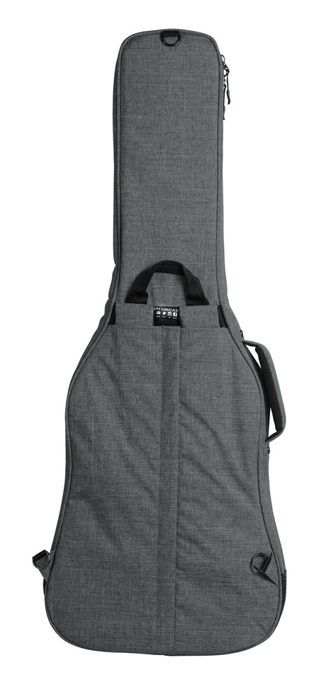 Gator GT-ELECTRIC-GRY para guitarra eléctrica, correas posteriores