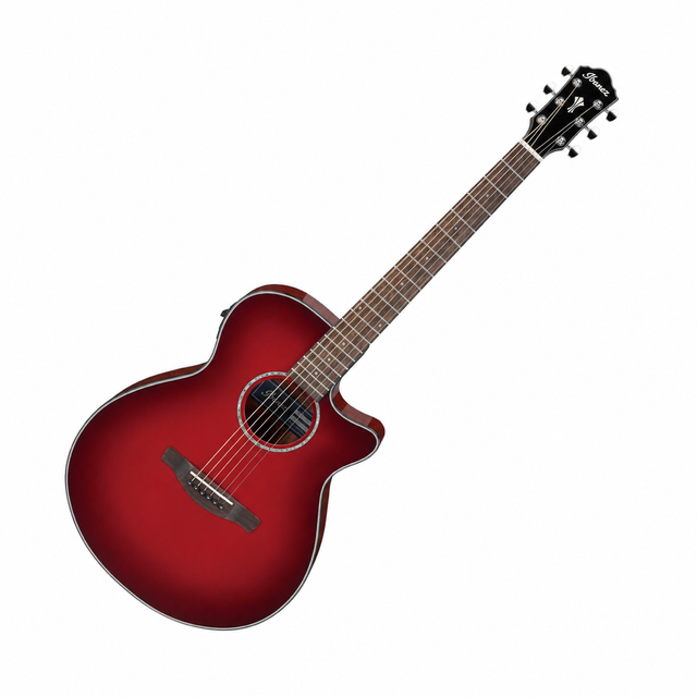 Guitarra electroacústica Ibanez AEG51-TRH en diagonal