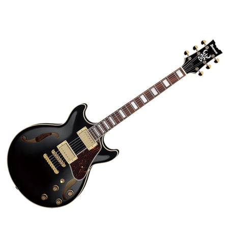 Guitarra eléctrica Ibanez AM73G-BK Black, vista principal diagonal