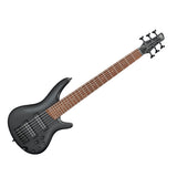 Bajo Ibanez SR306EB-WK Weathered Black, vista principal diagonal