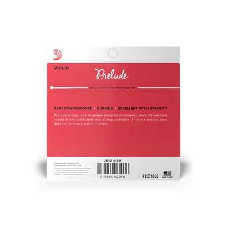 Encordado D’Addario J811 4/4M, imagen oficial adicional 2