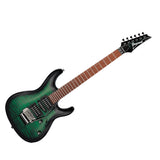Guitarra eléctrica Ibanez KIKOSP3-TEB Transparent Emerald Burst, vista principal diagonal