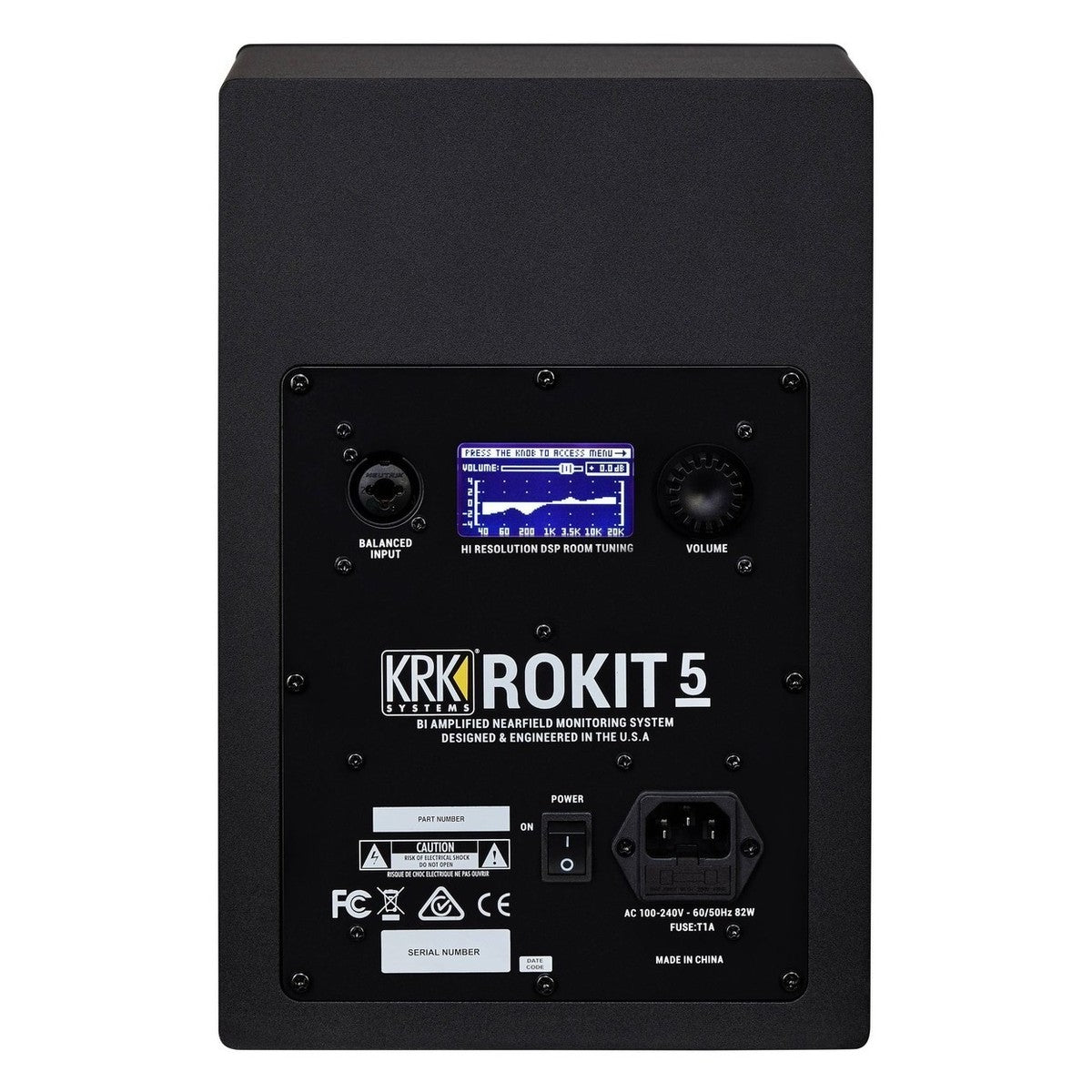 Monitor de Estudio Krk Rokit 5 RP5 G4 Negro Par