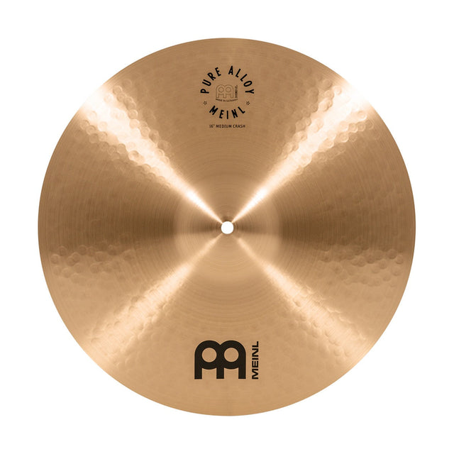 Platillo crash Meinl Pure Alloy PA16MC de 16 pulgadas, vista principal