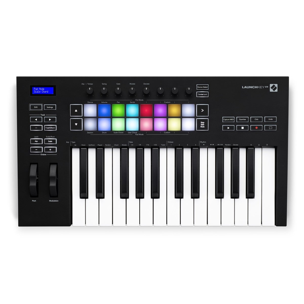 Controlador Midi Novation Launchkey 25 MK3