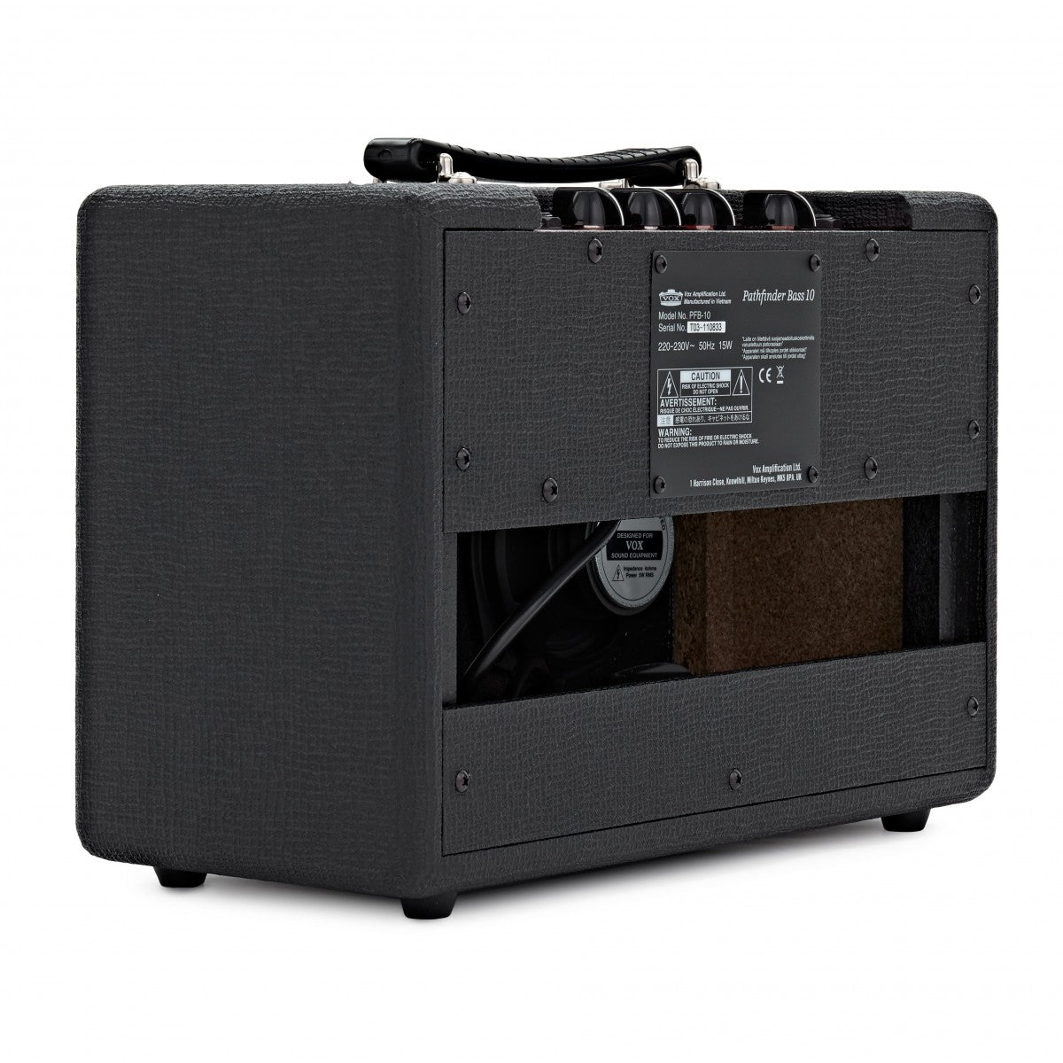 Amplificador VOX Pathfinder Bass PFB10 vista 3