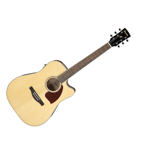 Guitarra electroacústica Ibanez PF16WCE-NT Natural High Gloss, vista principal diagonal