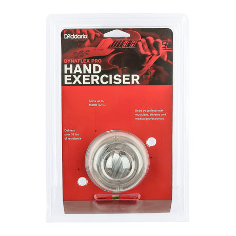 Ejercitador giroscópico D’Addario Dynaflex PW-DFP-01, detalle oficial 2