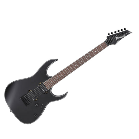 Guitarra eléctrica Ibanez RG421EX-BKF Black Flat, vista principal diagonal