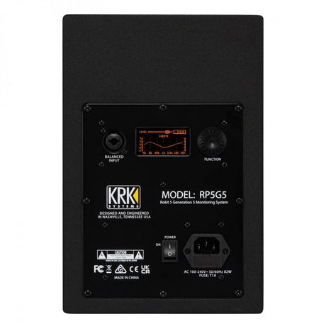 MONITOR ESTUDIO ROKIT 5 RP5G5 NEGRO (PAR), imagen 3