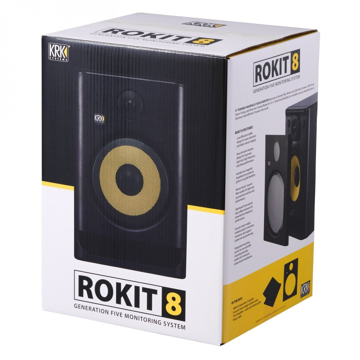 MONITOR ESTUDIO ROKIT 8 RP8G5 NEGRO (PAR), imagen 4