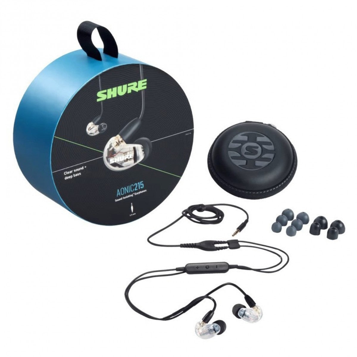 In Ear Shure Aonic SE215  Transparente